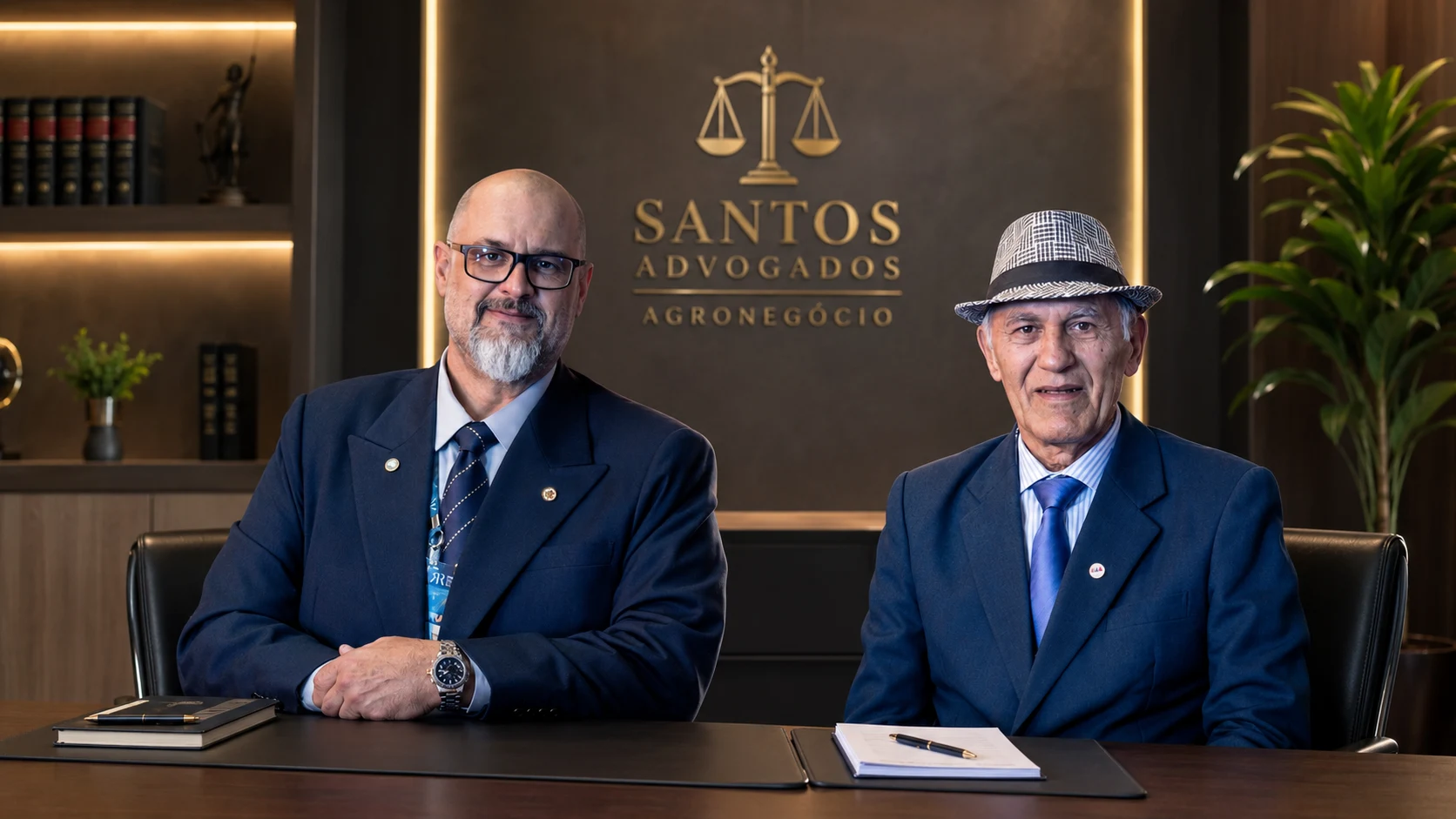 Recorte real de Ceciliano José dos Santos na fotografia institucional da Santos Advogados